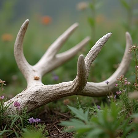 Deer antler floral accessory
